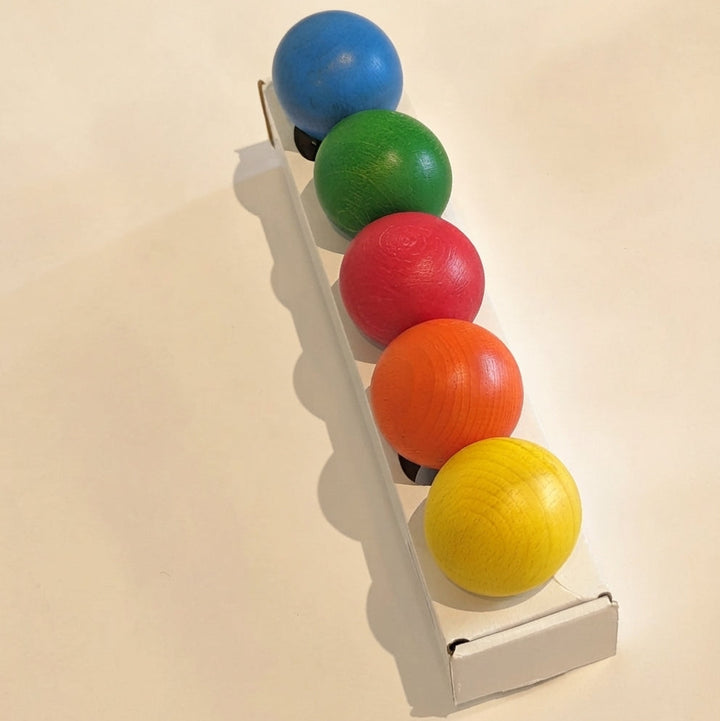 Magic Wood Wooden Ball Set for Large and Giant Marble Tree, Set of 5