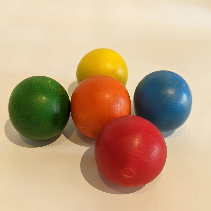 Magic Wood Wooden Ball Set for Large and Giant Marble Tree, Set of 5