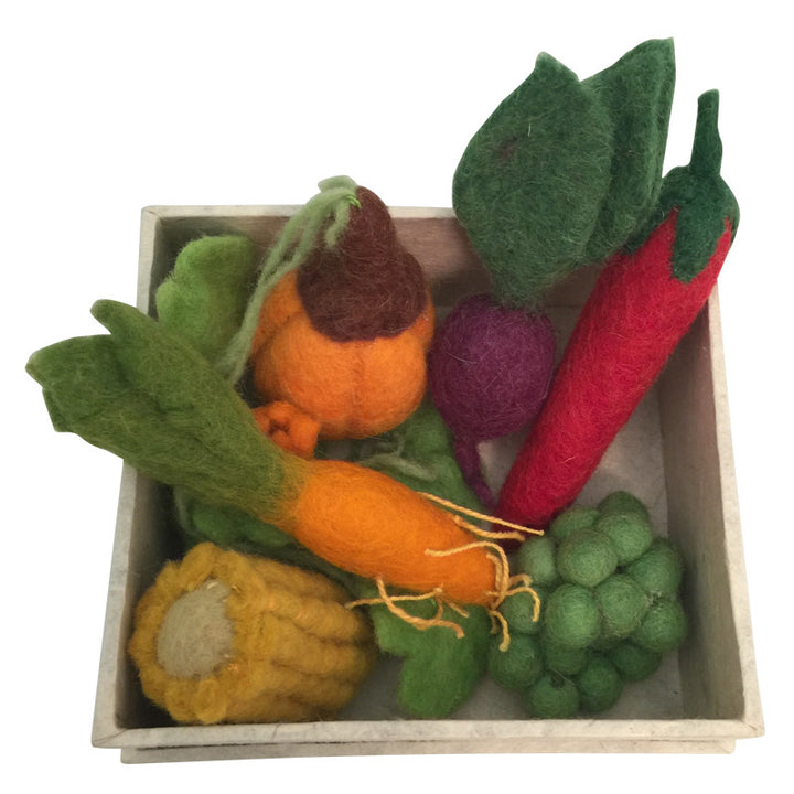 Mini Felt Vegetable Boxed Set