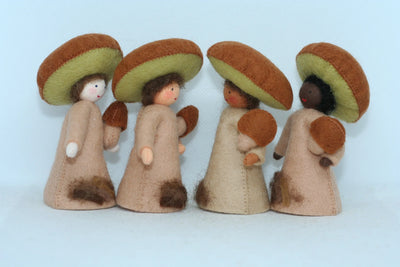 Sale Brown Mushroom Fairy | Fair Skin Tone | Large