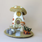 Mushroom House with Carrot Garden Mat · view 2