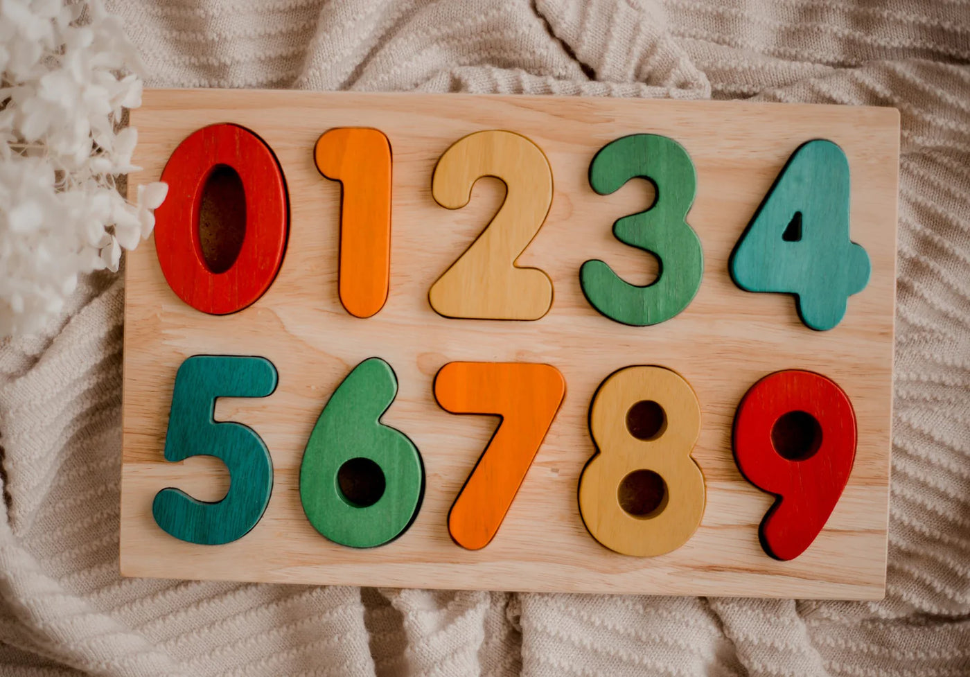 Sale Q Toys Colorful Number Puzzle