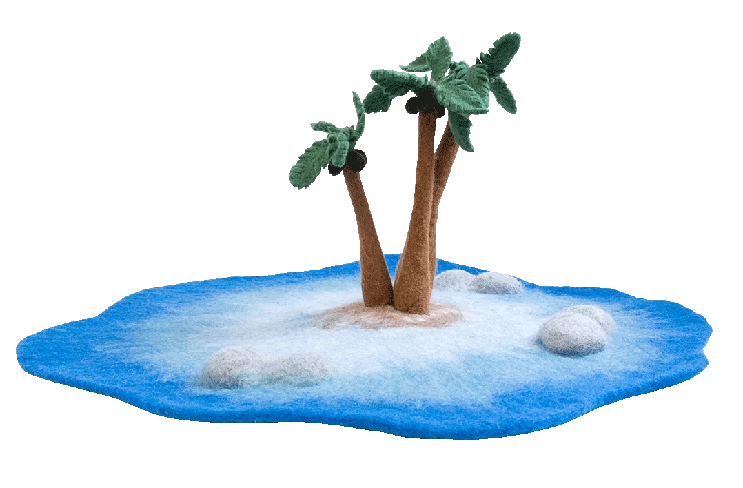 Papoose Bora Bora Felt Play Mat