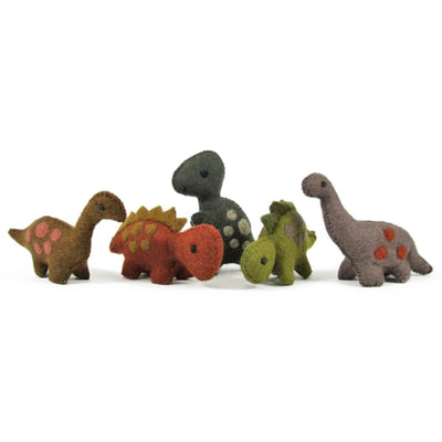 Papoose Natural Dinosaurs, Set of 5