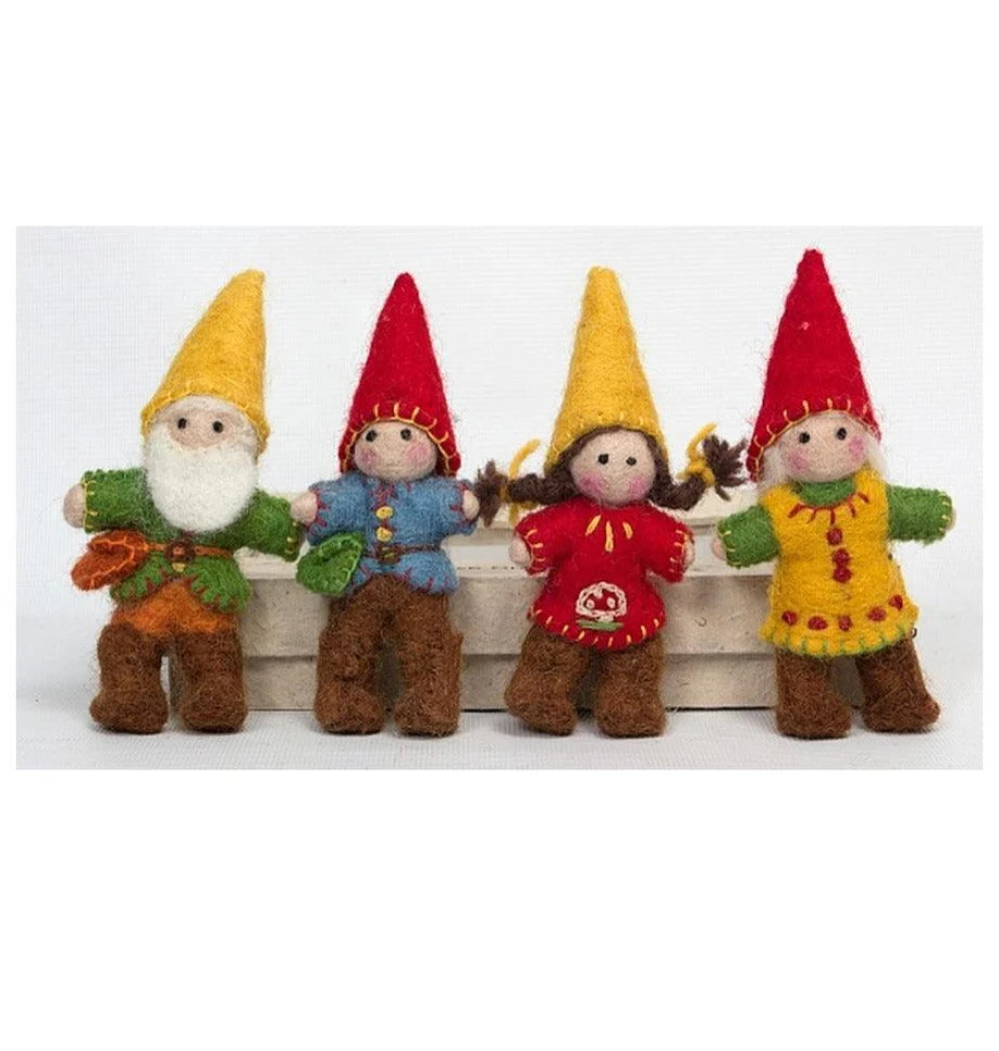 Papoose Gnome Family, Set of 4