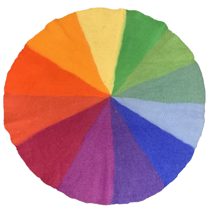 Papoose Goethe Color Wheel Felt Play Mat