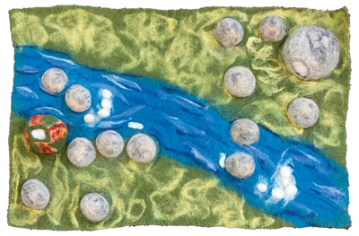 Papoose Jurassic Felt Mat