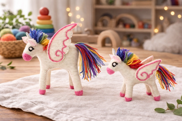 Papoose Rainbow Mother Pegasus