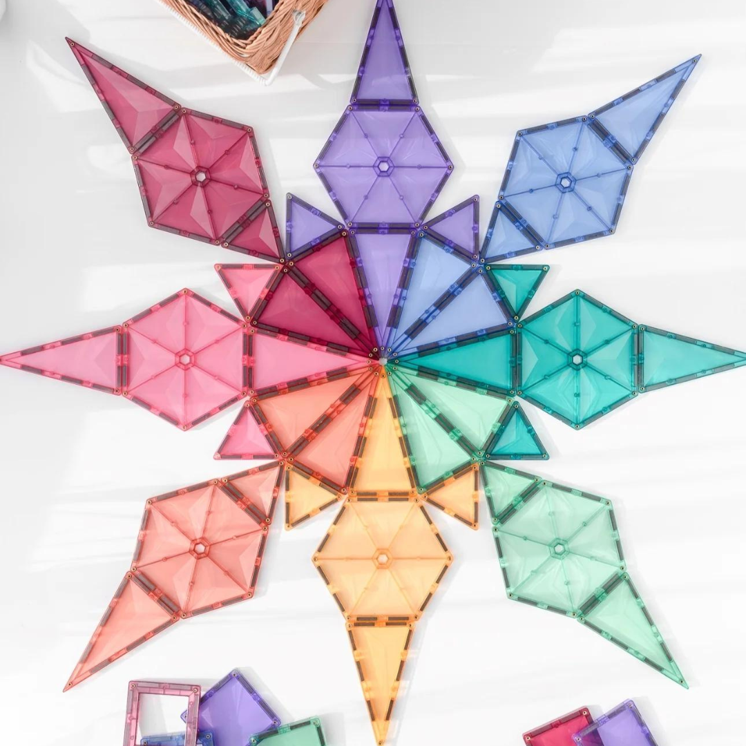 Sale Connetix Tiles 40 Piece Pastel Geometry Pack