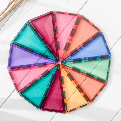 Sale Connetix Tiles 40 Piece Pastel Geometry Pack