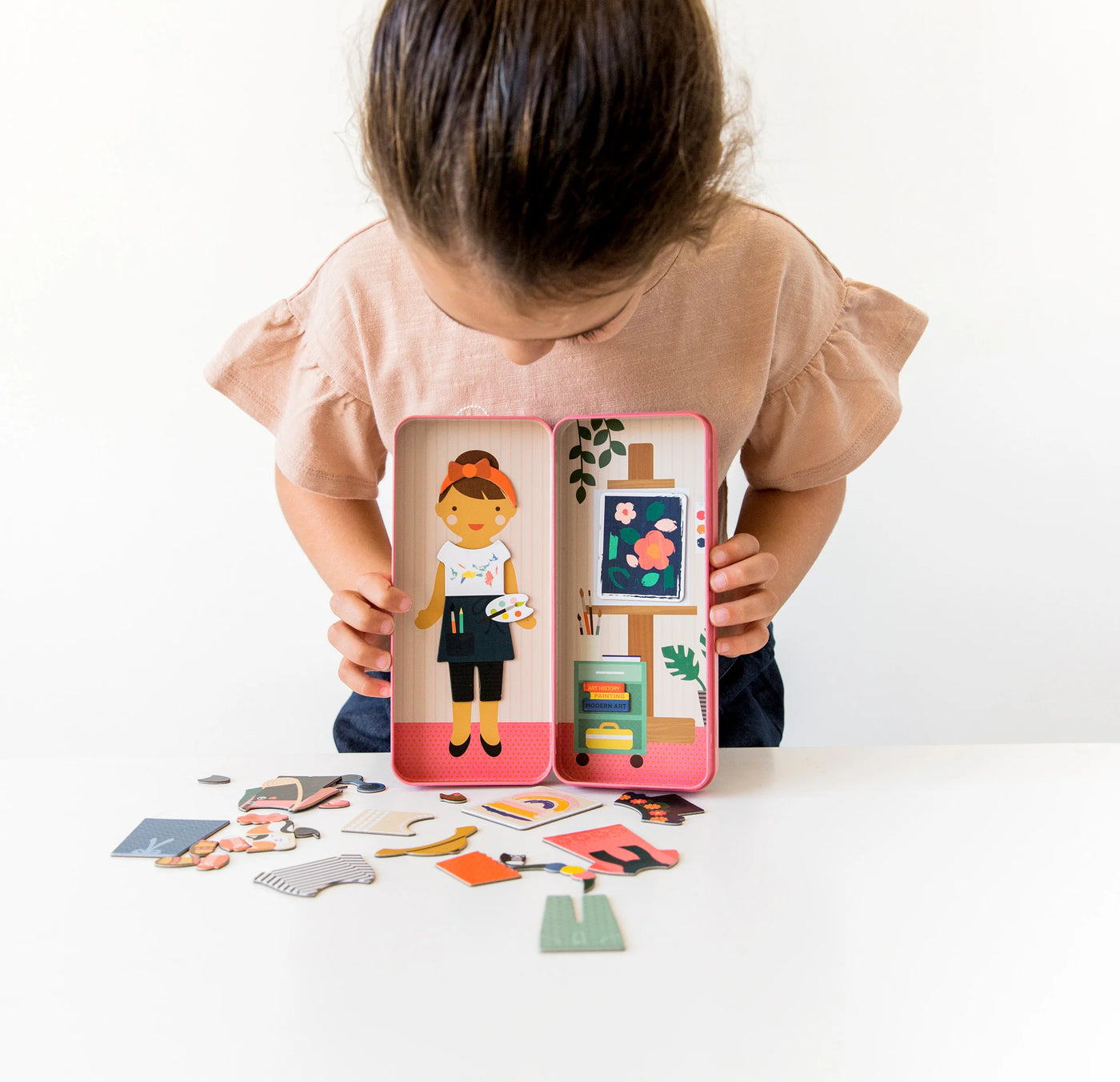 Petit Collage Shine Bright At the Studio Magnetic Play Set