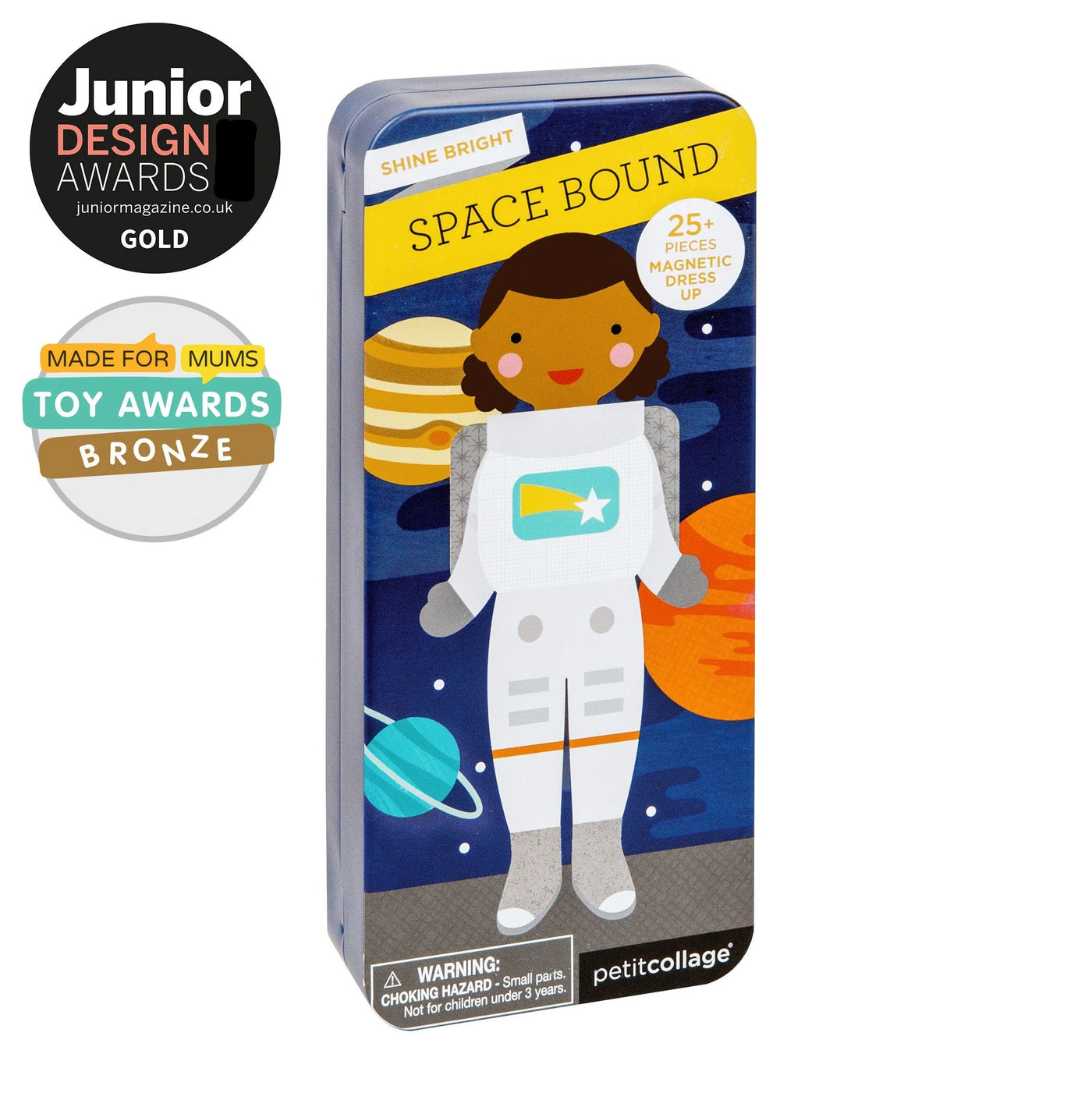 Petit Collage Shine Bright Space Bound Magnetic Play Set