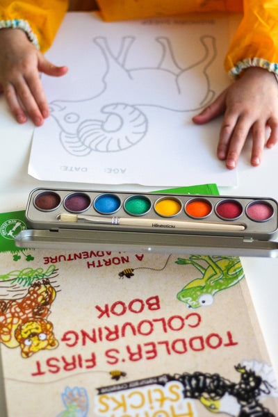 Honeysticks Toddlers First Coloring Book - A North American Adventure