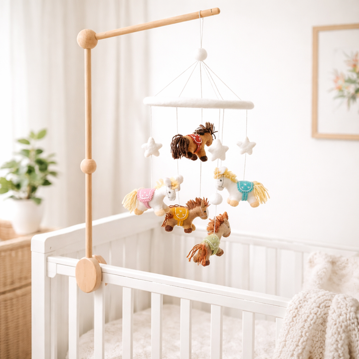 Felt Baby Mobile - Cute Pony
