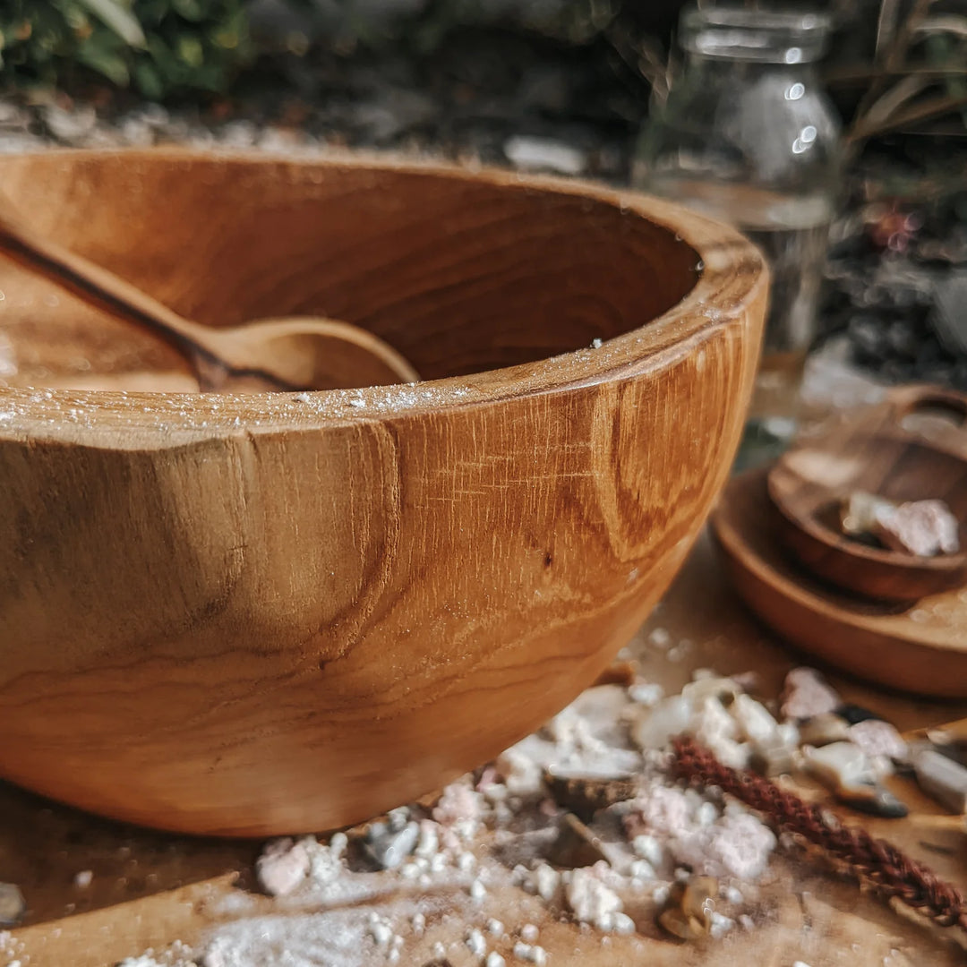 Papoose Wooden Potion Teak Bowl