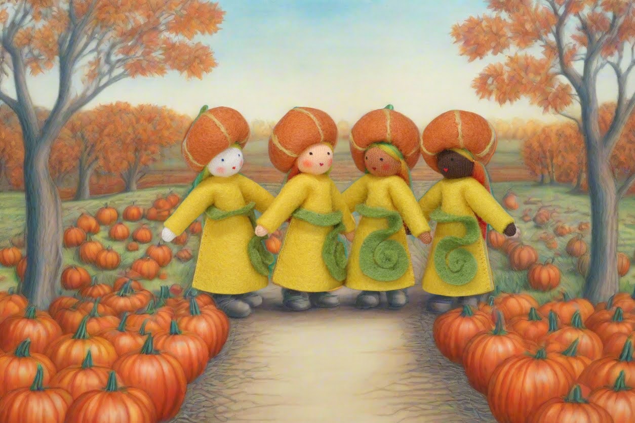 Pumpkin Fairy (3") | Light Skin Tone