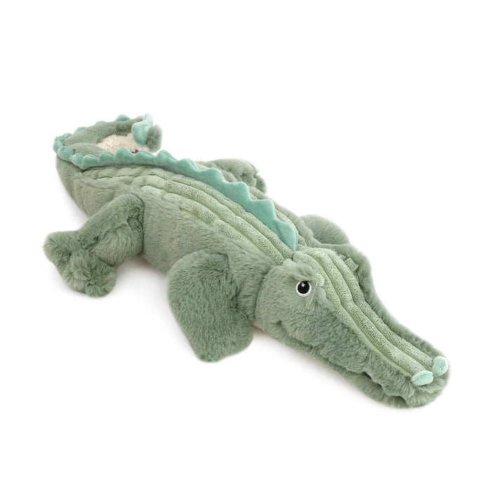 Mon Ami Jagger alligator soft sage-green plush toy
