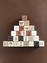 Sabo Concept Alphabet Blocks, Olive · view 3