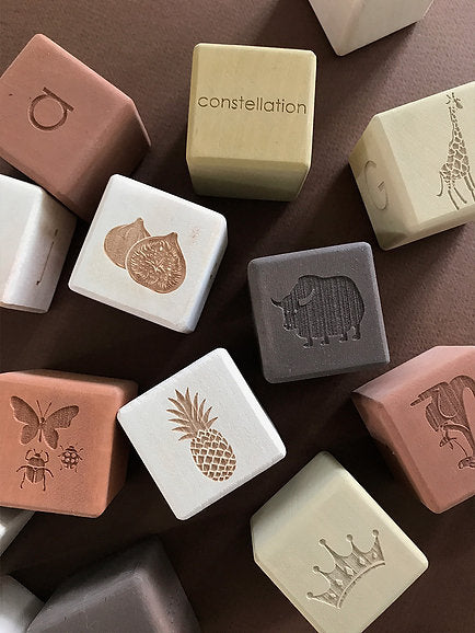 Sabo Concept Alphabet Blocks, Olive