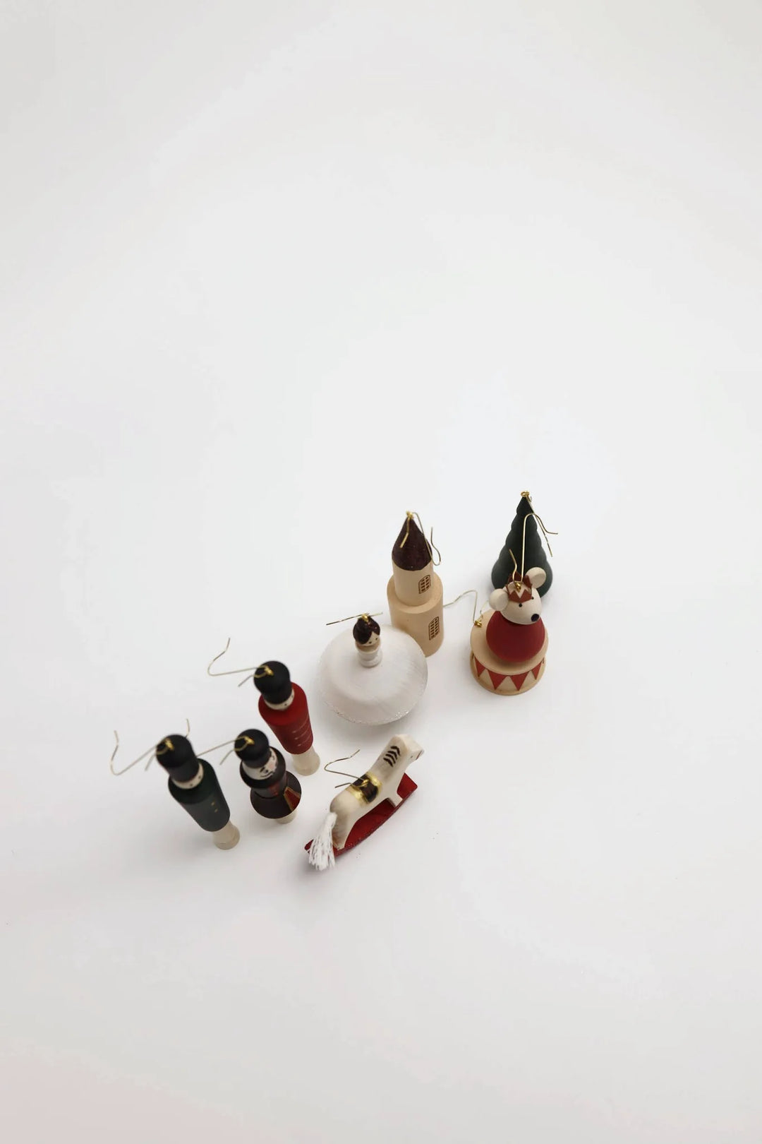 Sale Sabo Concept Wooden Christmas Ornaments – Nutcracker, Ballerina, Mouse King &amp; Soldiers (9-Piece Set)
