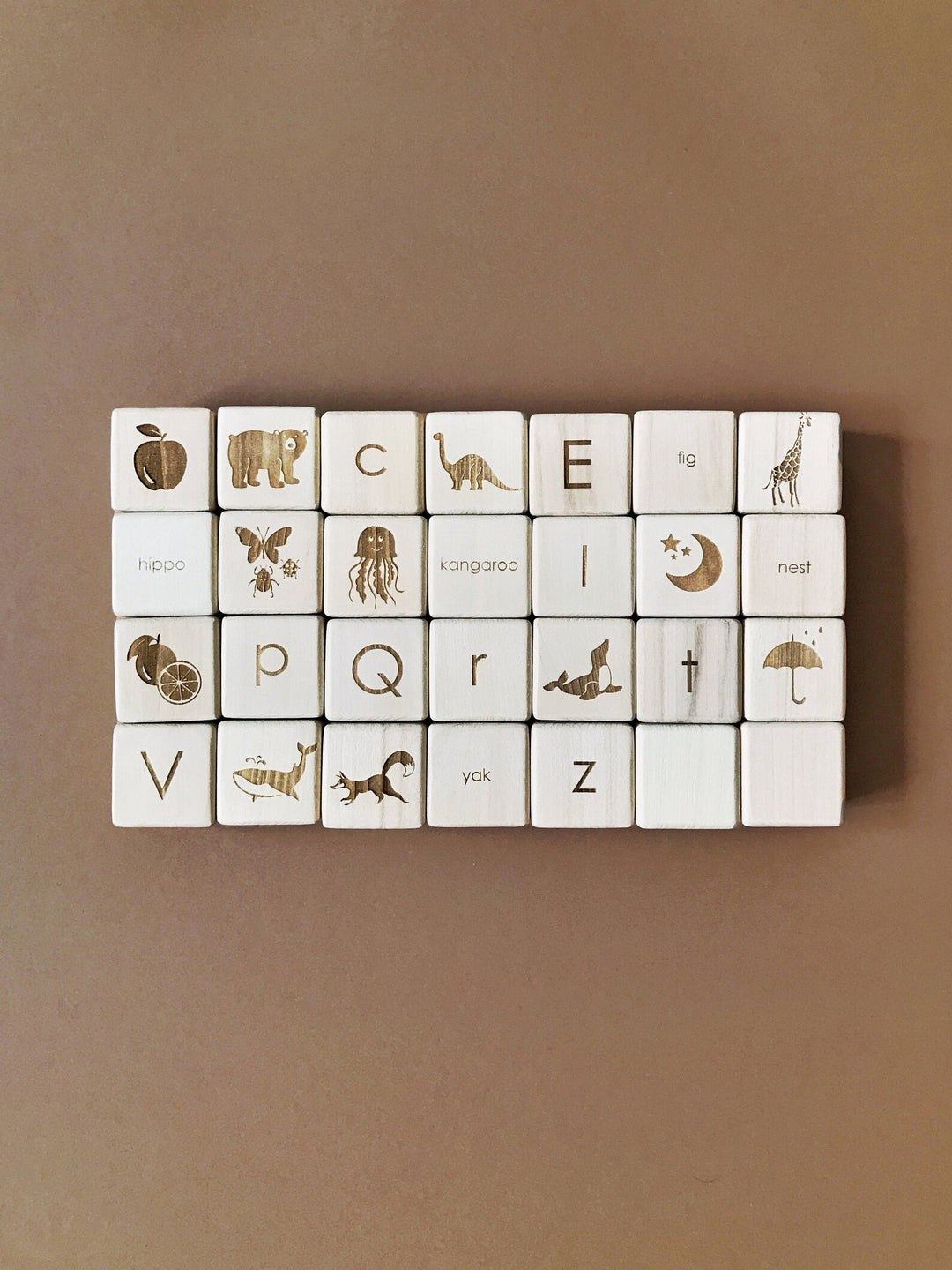 Sabo Concept Alphabet Blocks, Natural