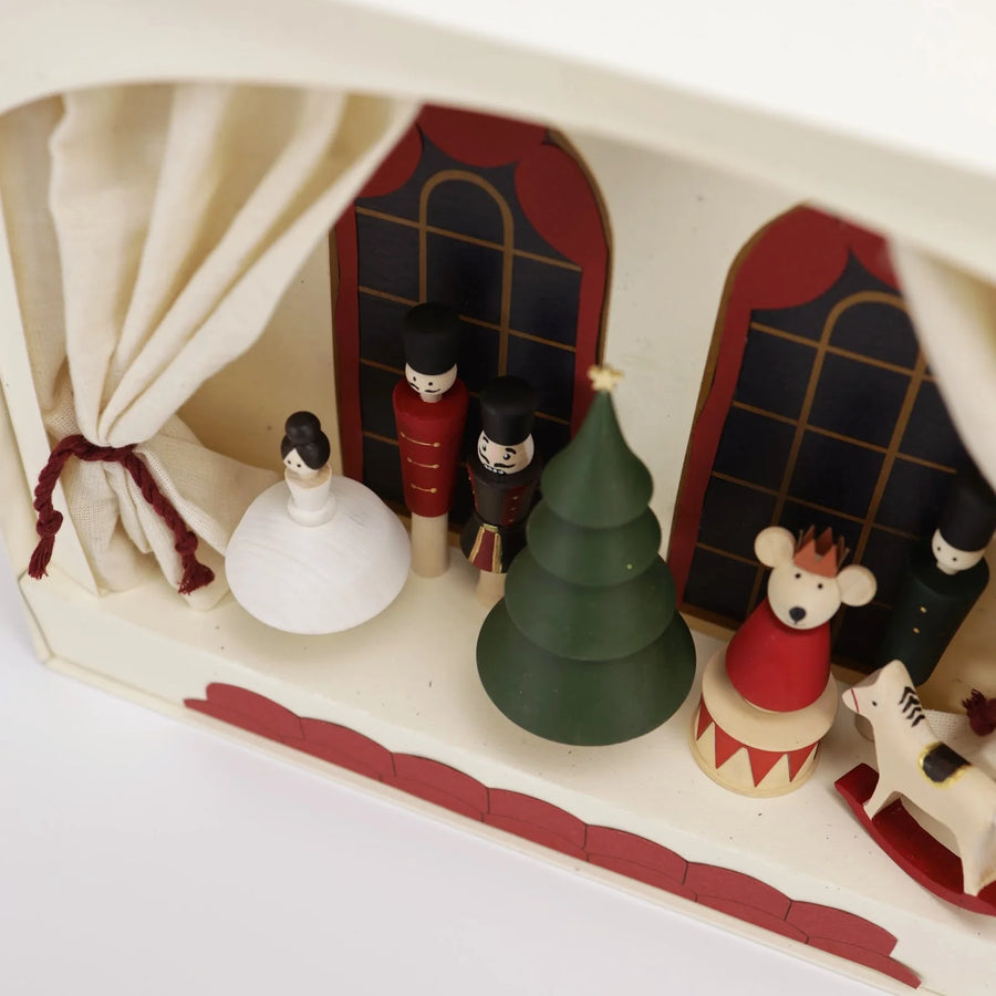 Sabo Concept The Nutcracker Play Theater and Magnetic Figurine Set