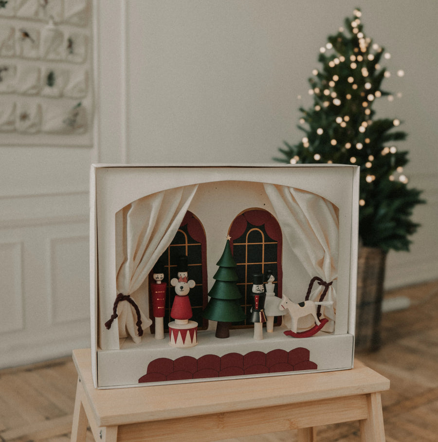 Sabo Concept The Nutcracker Play Theater and Magnetic Figurine Set