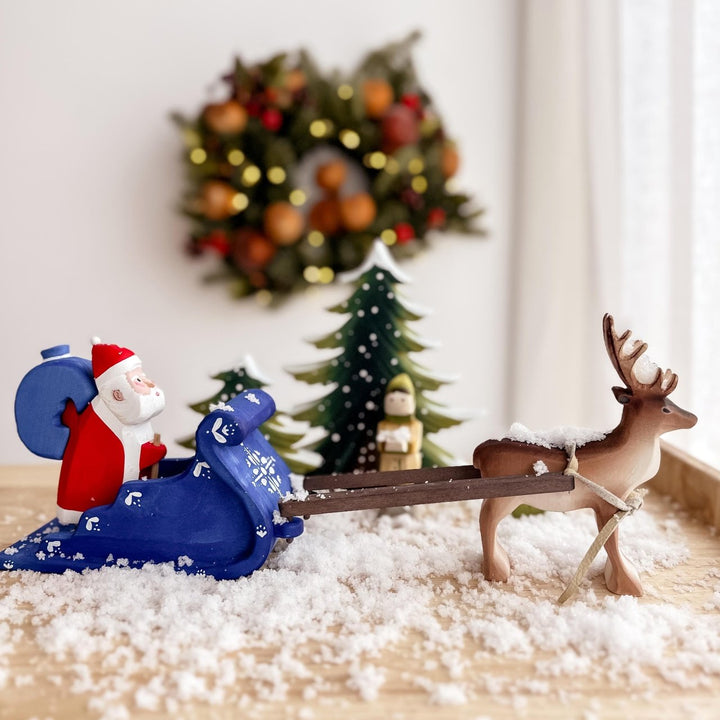 Sale Bumbu Santa Claus, Sleigh and Reindeer Set