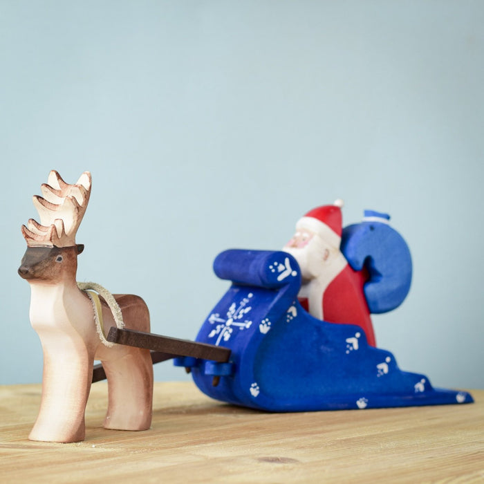 Sale Bumbu Santa Claus, Sleigh and Reindeer Set