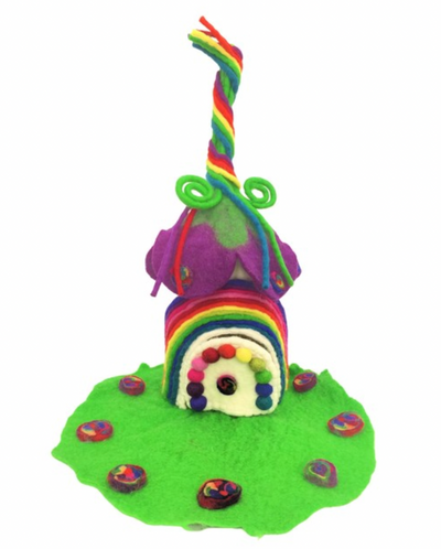 Felt Rainbow Fairy Home and Mat