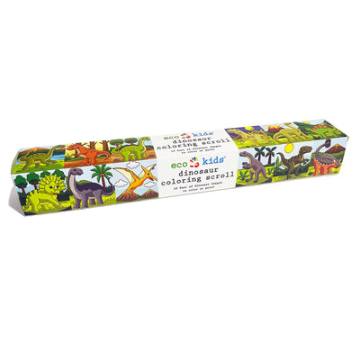 Eco-Kids Coloring Scroll, Dinosaur