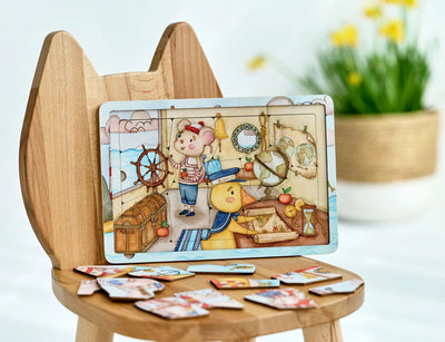 Sea Travel Wooden Puzzle