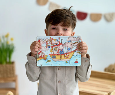 Sea Travel Wooden Puzzle