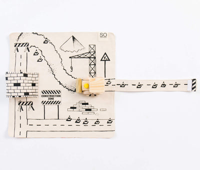 Construction Play Mat: "The CUTEST toys ever! I am in love!"