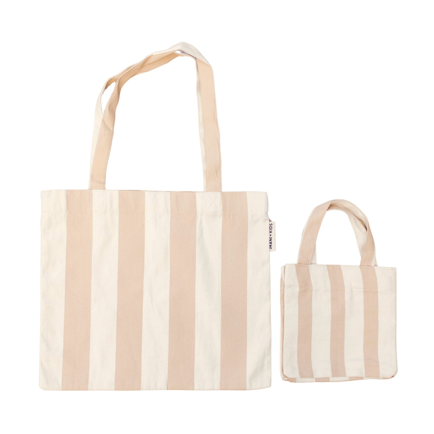 Striped Mommy + Me Tote