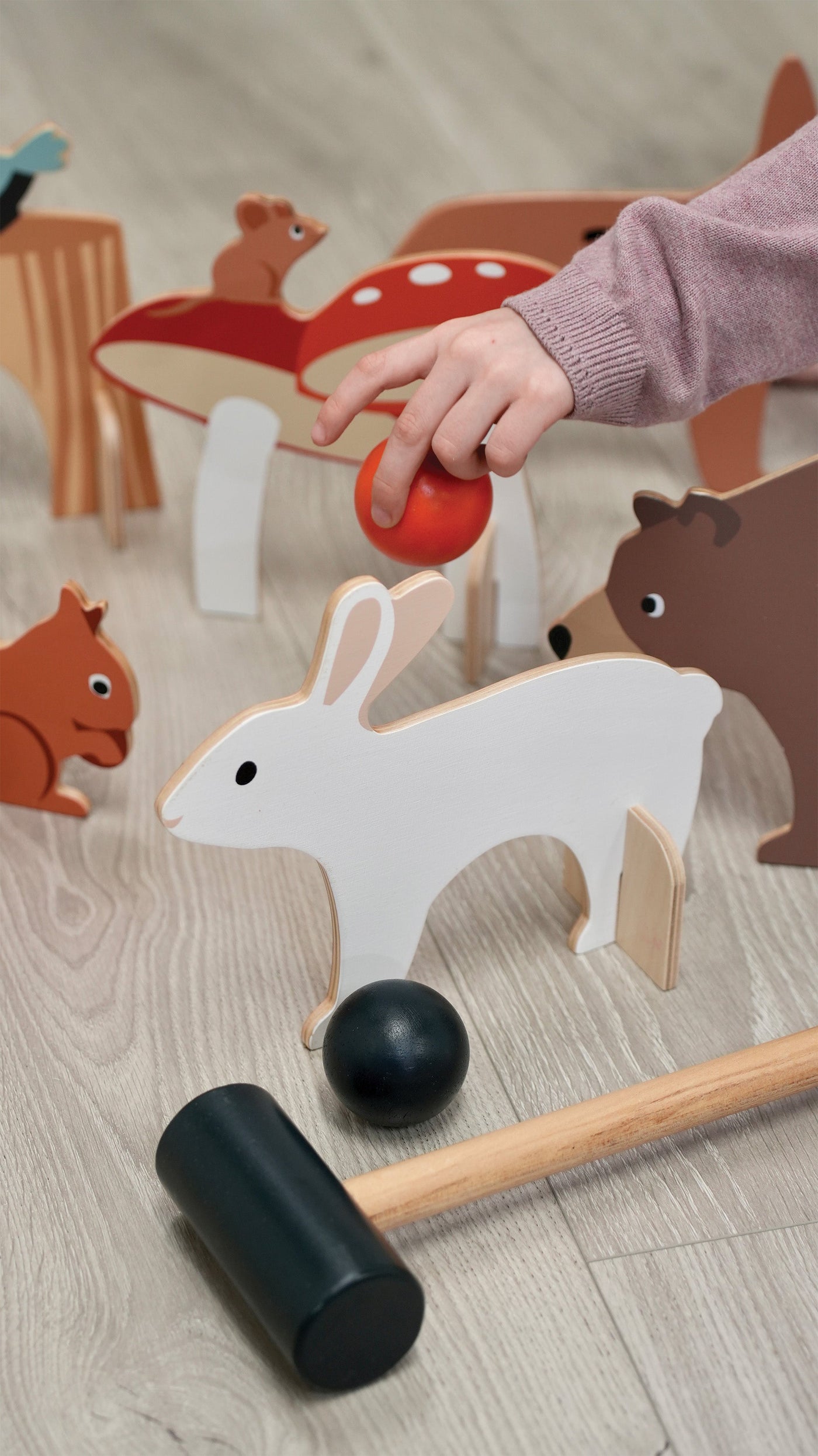 Tender Leaf Woodland Indoor Croquet Set