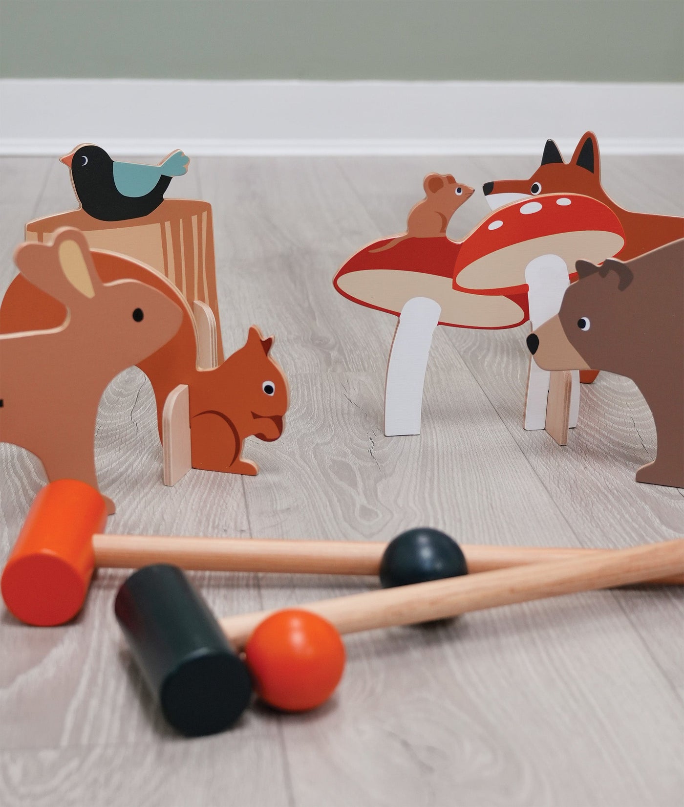 Tender Leaf Woodland Indoor Croquet Set