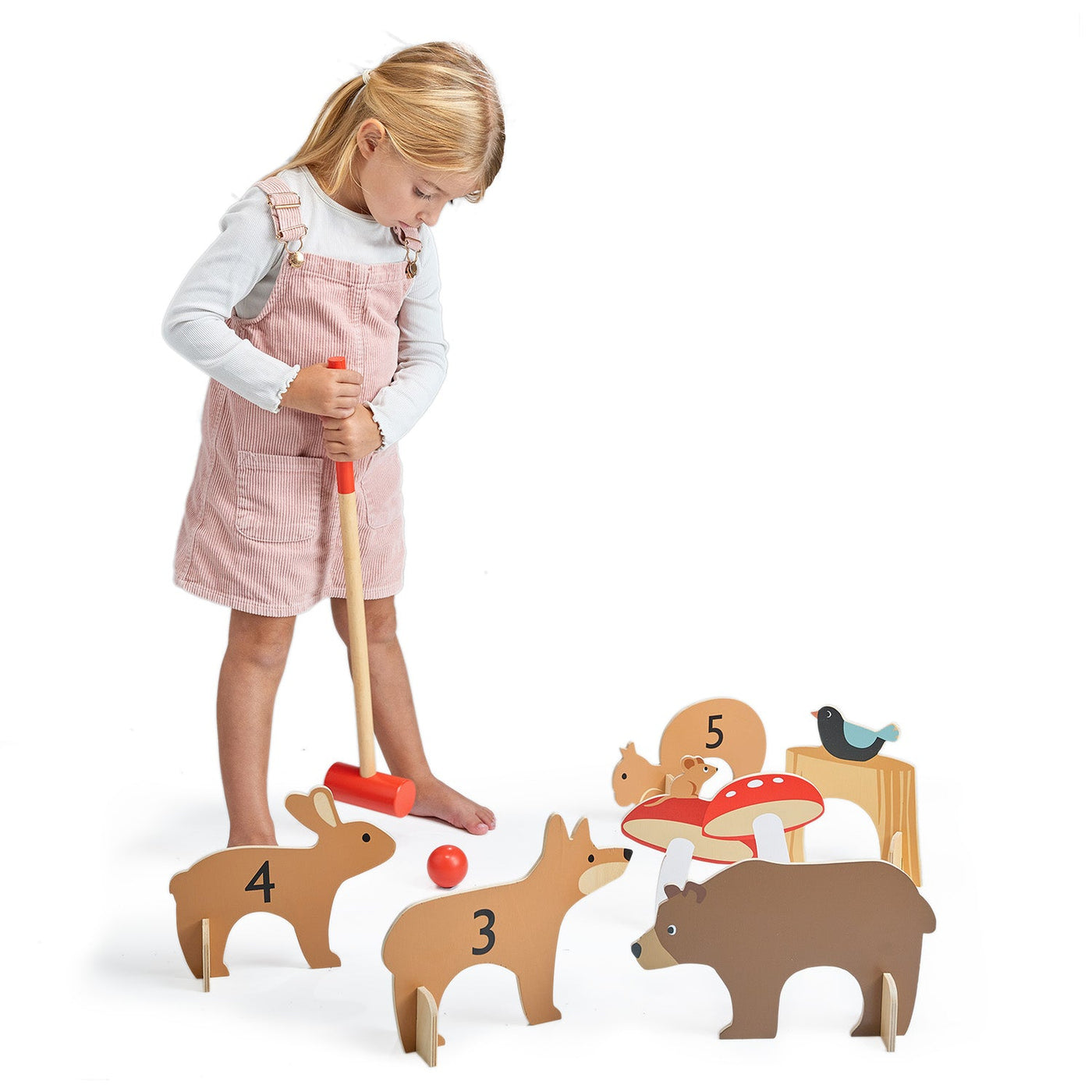 Tender Leaf Woodland Indoor Croquet Set