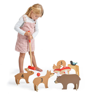 Tender Leaf Woodland Indoor Croquet Set