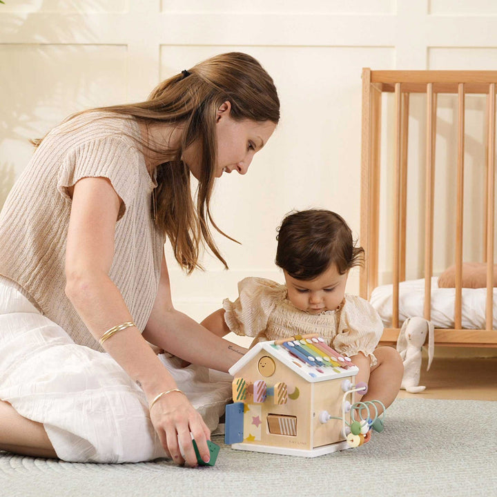 Sale Tiny Land® Cottage Activity Cube - Morandi