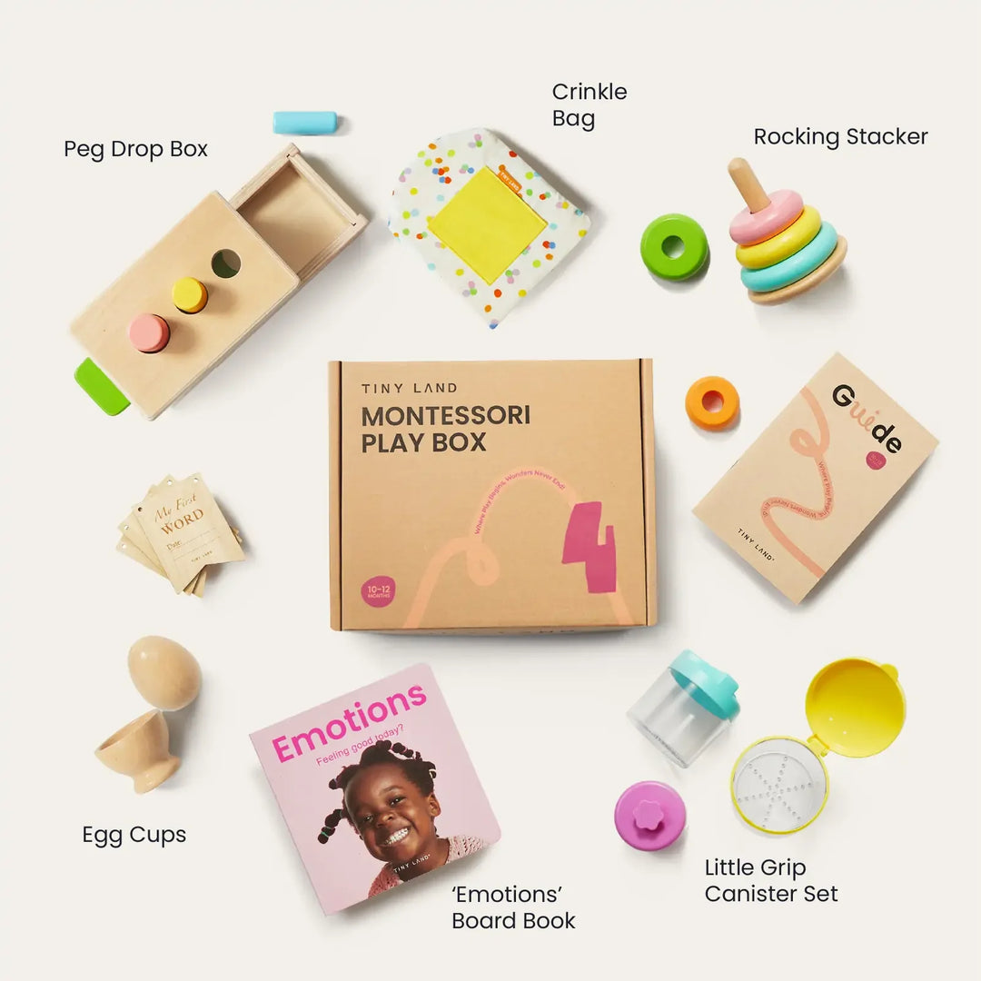 Tiny Land® Montessori Toys for Infants (10–12 Months) – Montessori Learning Toys