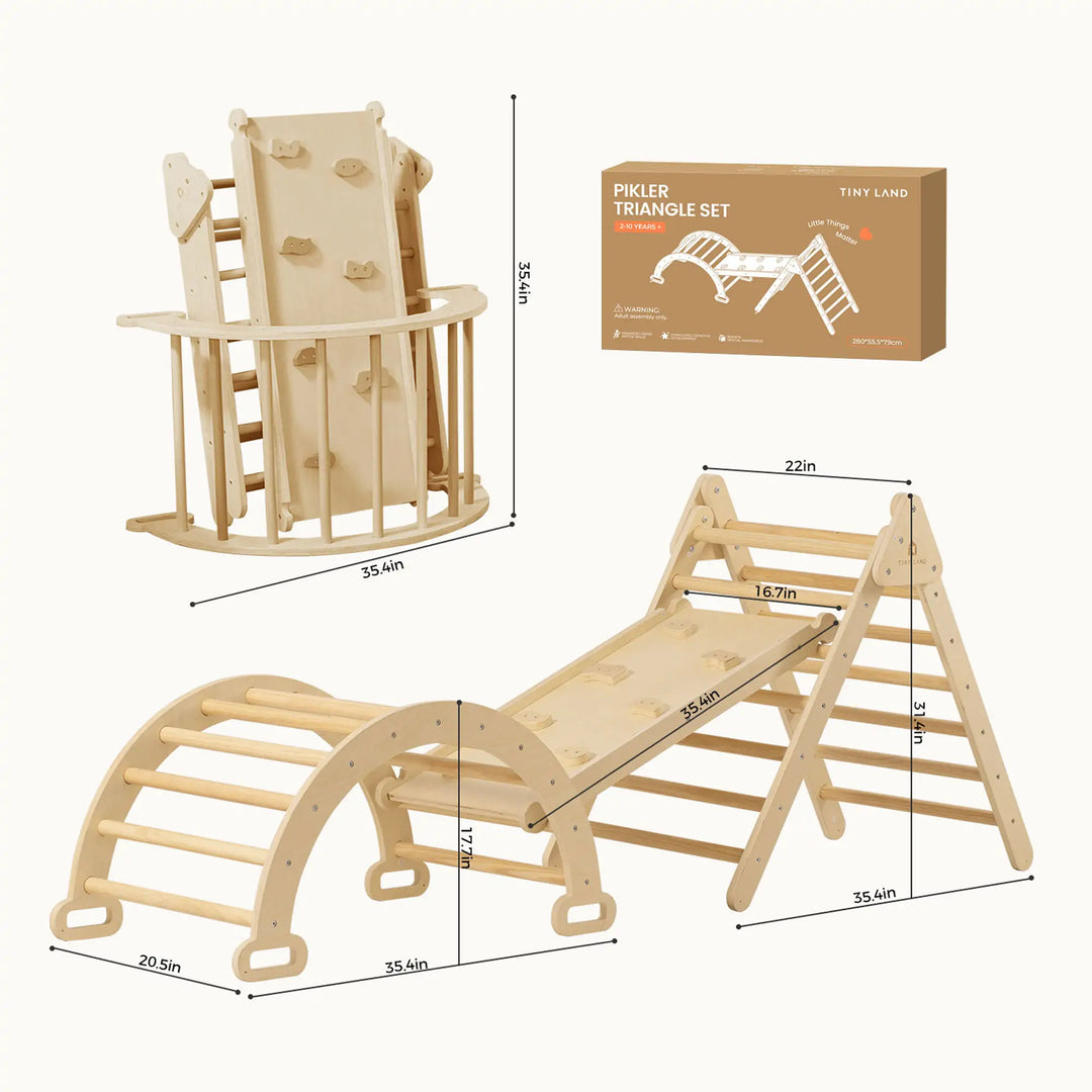 Wooden Climbing Structure