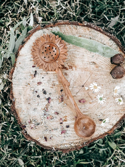 Wild Mountain Child Sunflower Duo Spoon