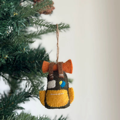 Felt Travel Backpack Ornament