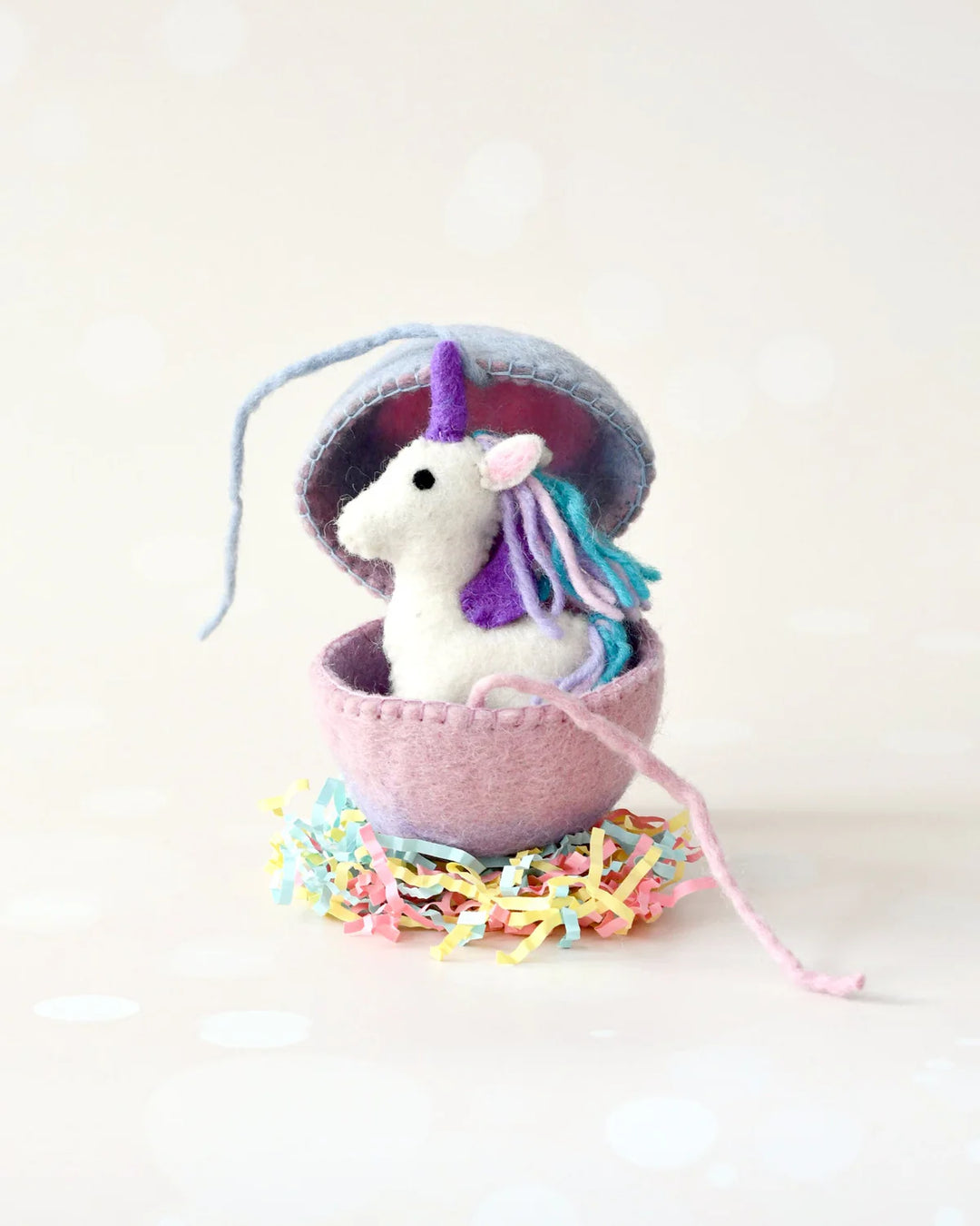 Sale Felt Surprise Egg with Unicorn Inside