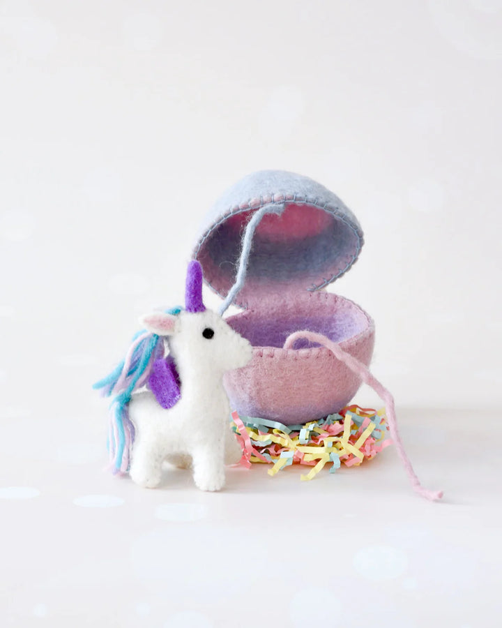 Sale Felt Surprise Egg with Unicorn Inside