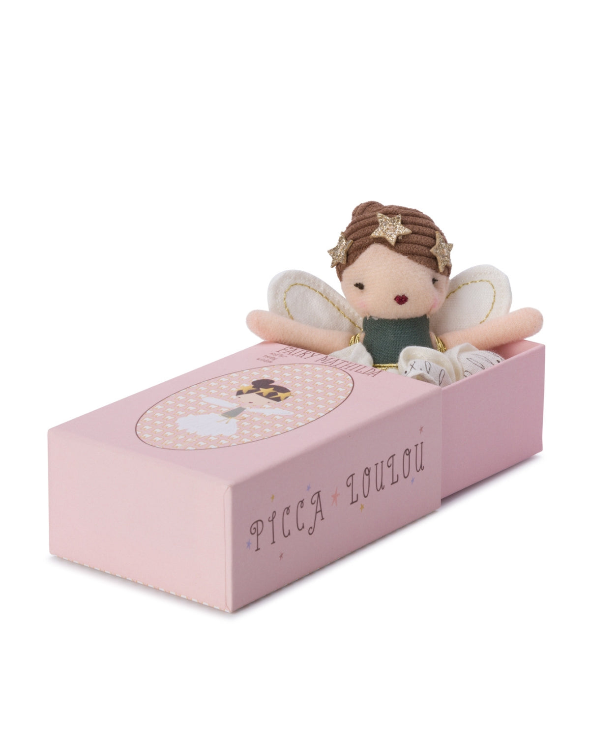 Bon Ton Toys Plush Picca Loulou Fairy, Mathilda in Giftbox, 4.5"