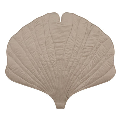 Velvet “Cream” Ginkgo Leaf Mat