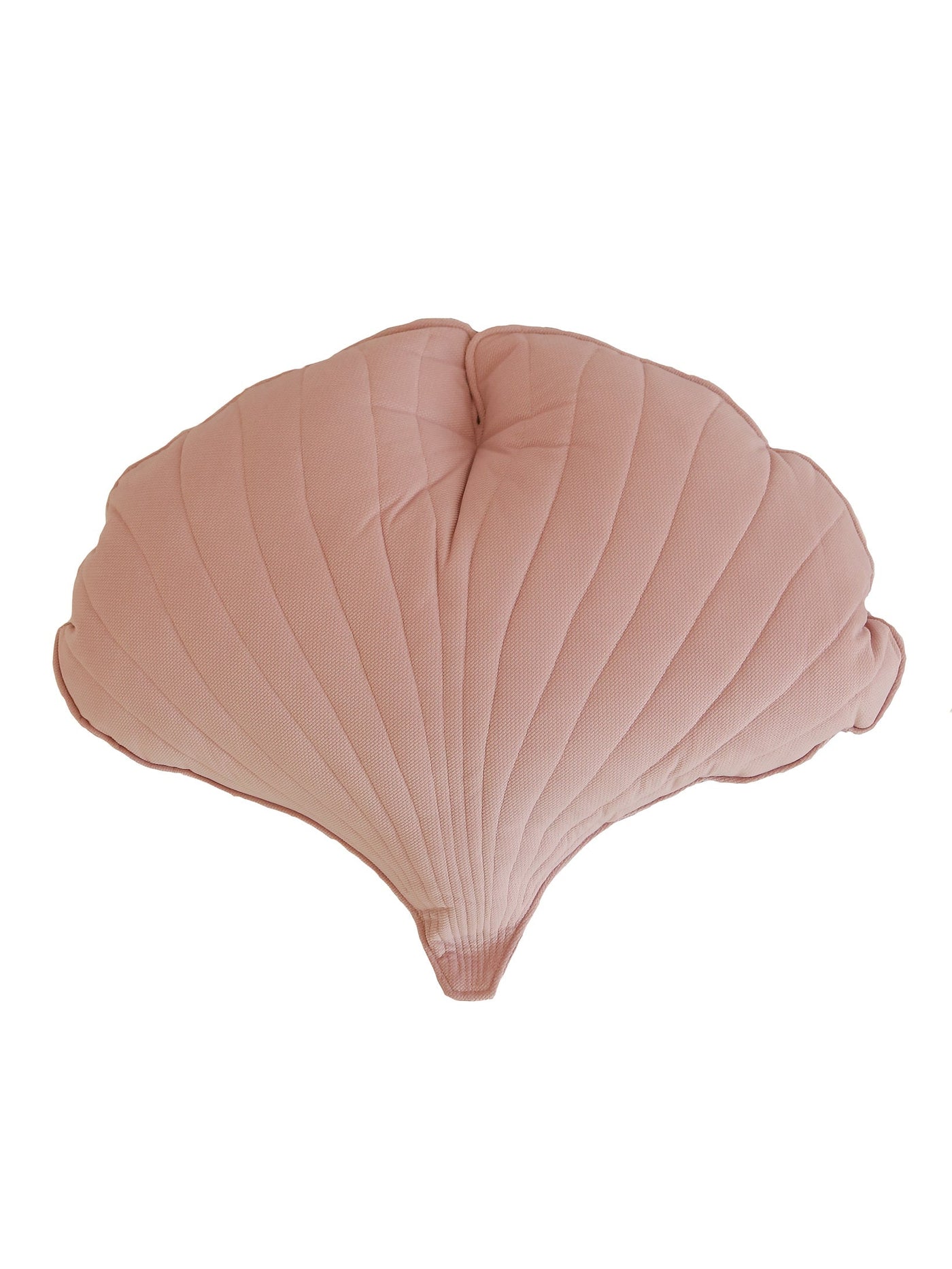 Velvet “Powder Pink” Ginkgo Leaf Pillow