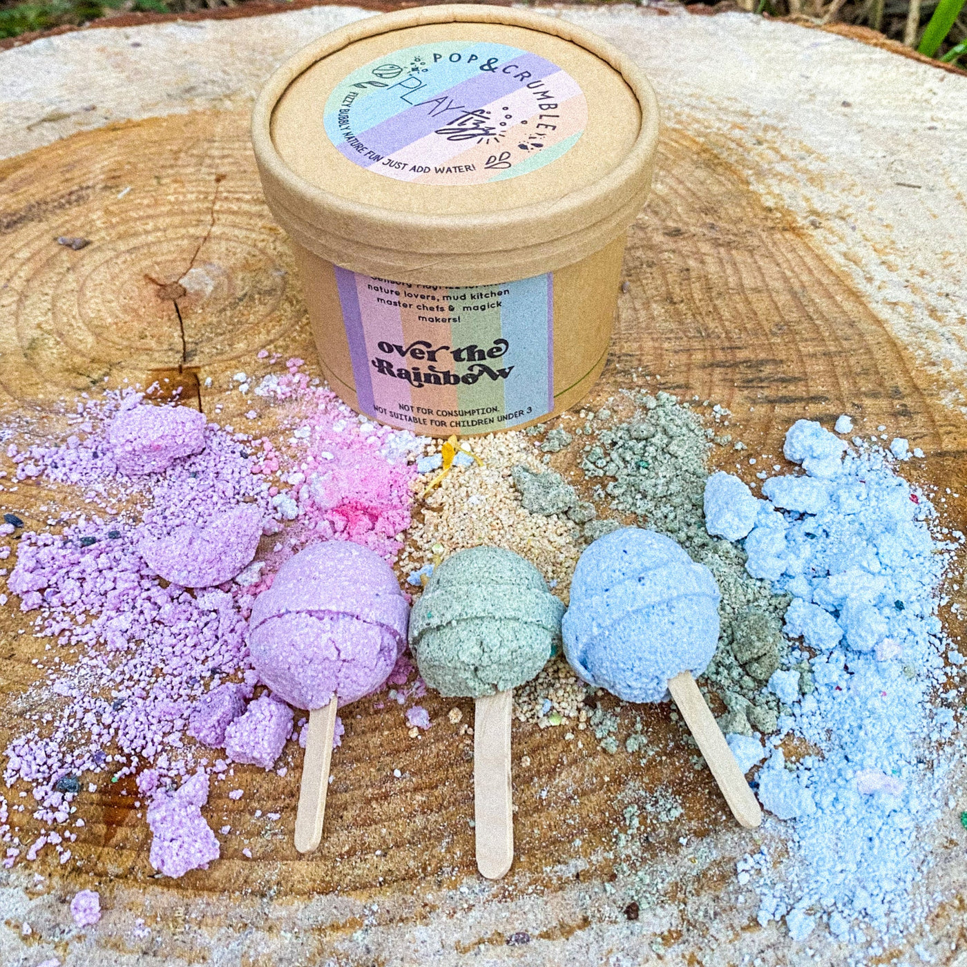 Pre-Order Wild Mountain Child Rainbow Playfizz Pop & Crumble Cup (Ships in September)